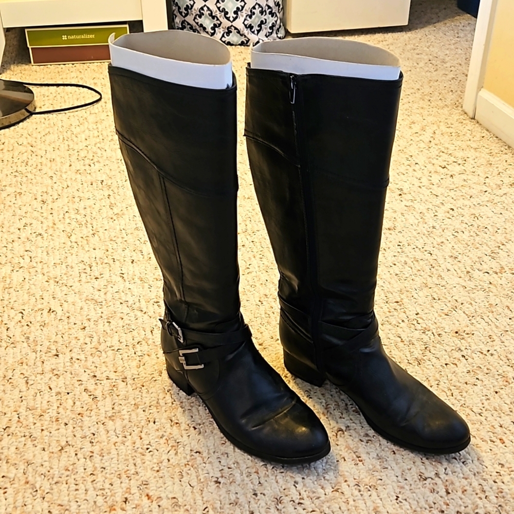 Unisa Knee High Wide Calf Boots
